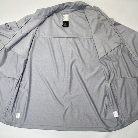 Vuori Sunday Element Track Jacket Mens Size 2XL XXL Gray V265 Sleeve Embroidered - Picture 3 of 12
